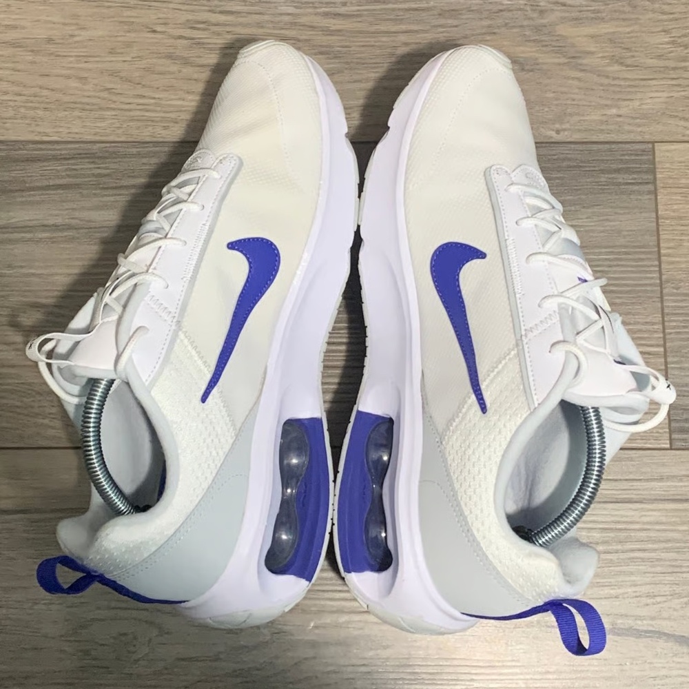 New Women's Nike Air Max Interlock Lite DV5695-101 White/Blue